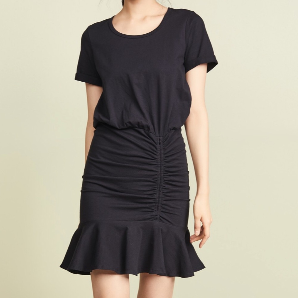 Veronica Beard Pima Ruched Dress Size Small